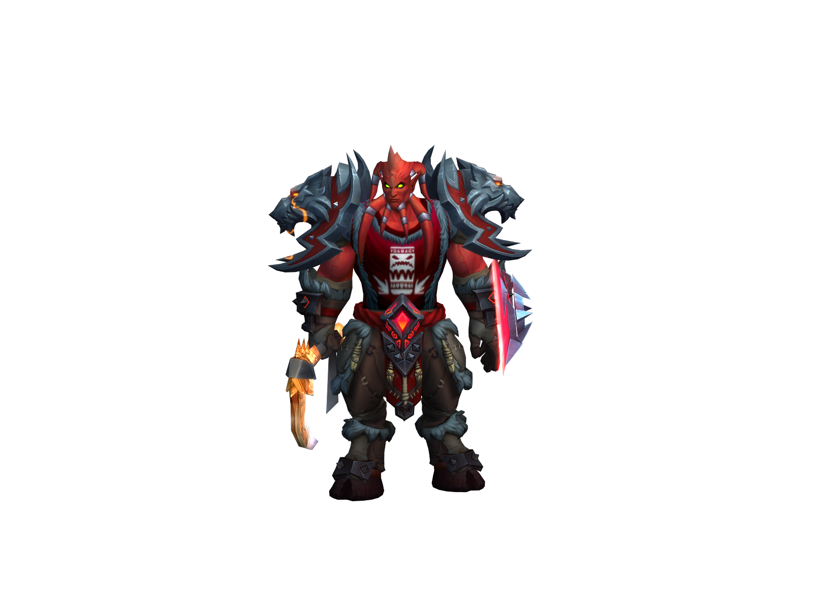 Veldak 3D character render