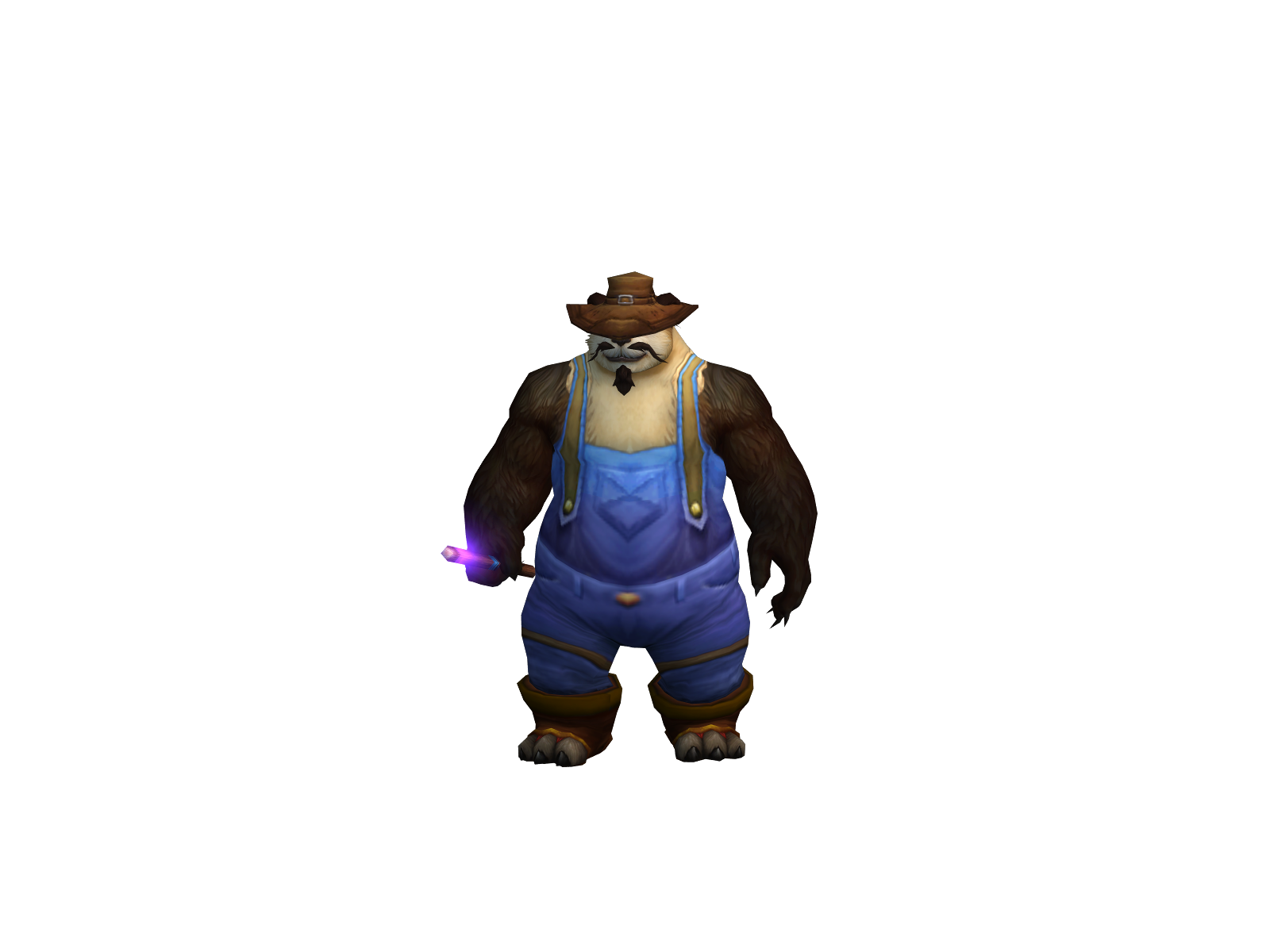 Buffaff 3D character render