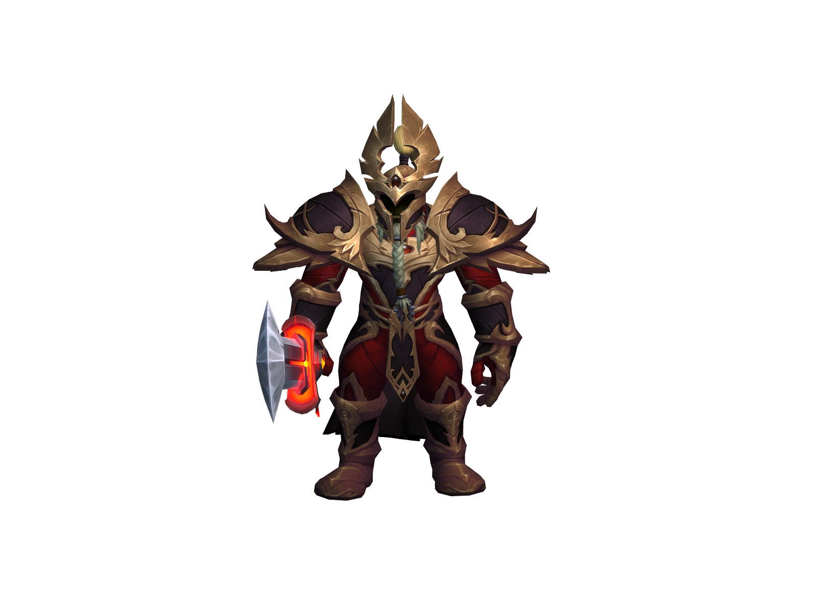 Melandoxe 3D character render