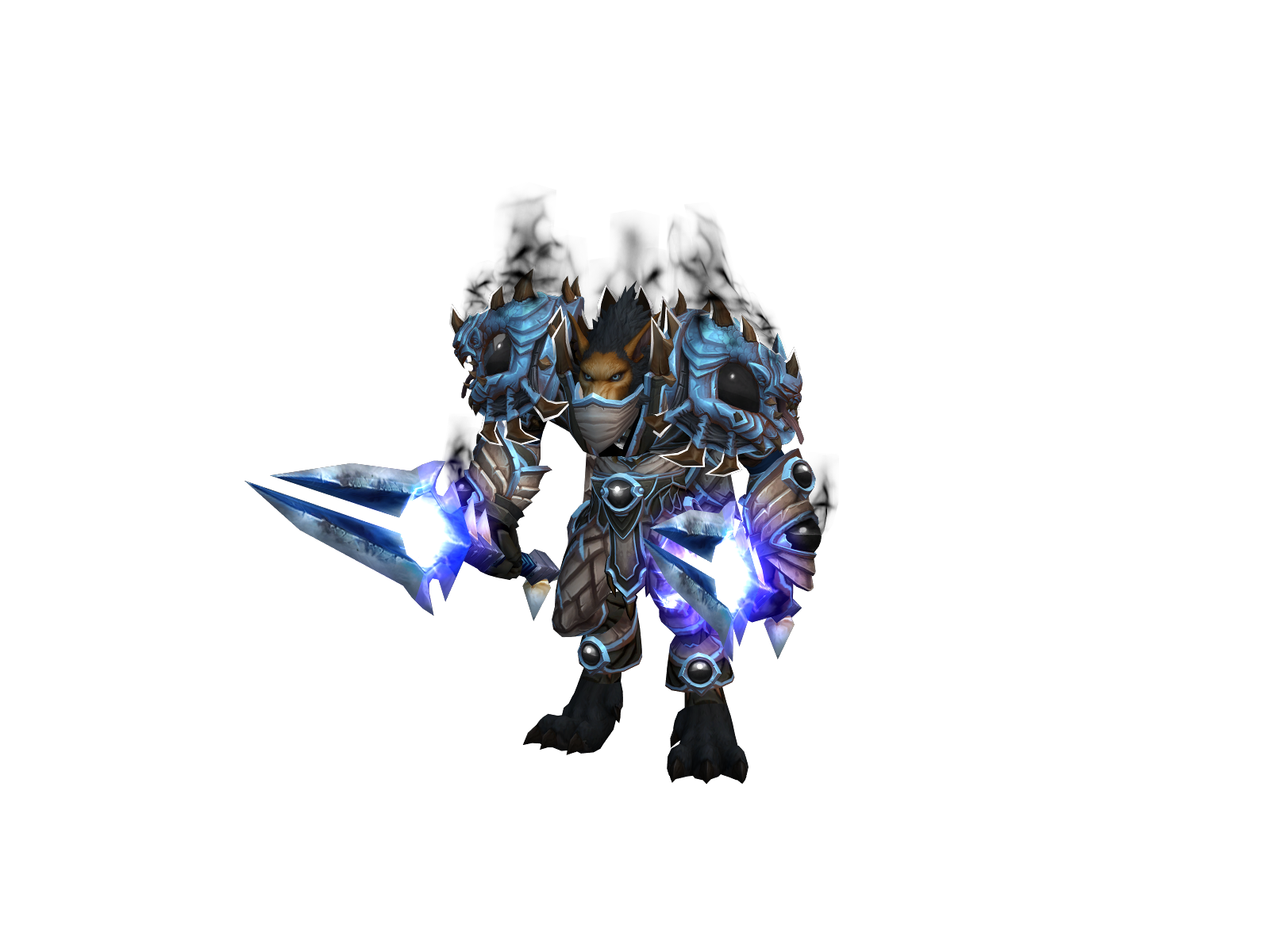 Whiteclawzz 3D character render
