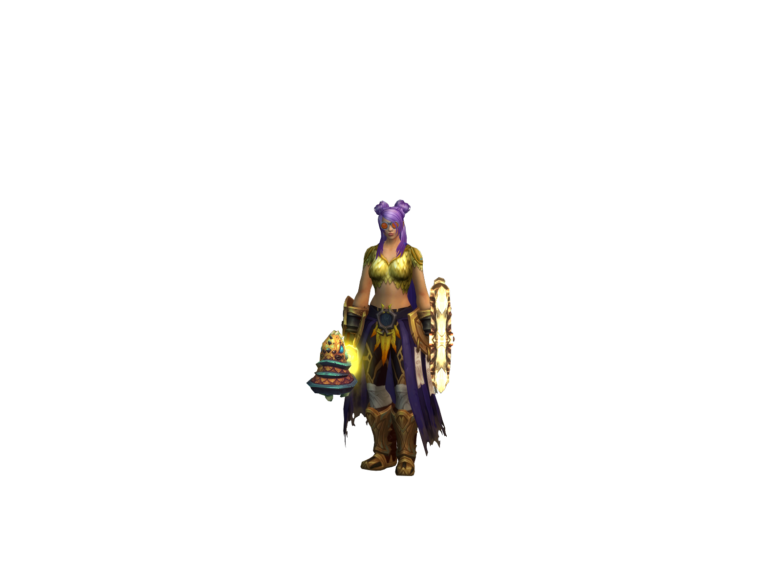 Chaussëttës 3D character render