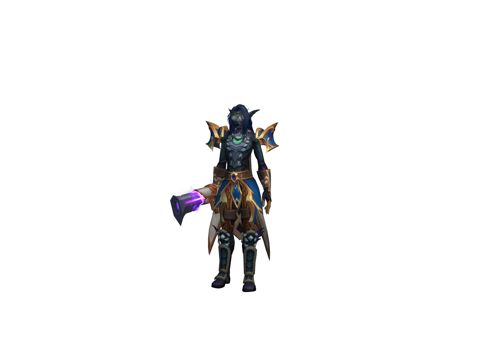 Tiosain 3D character render