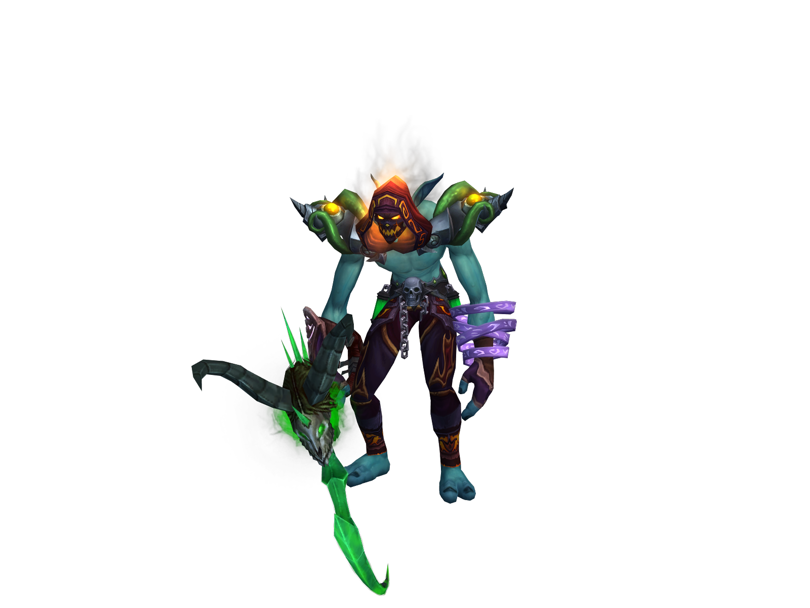 Rottingdots 3D character render