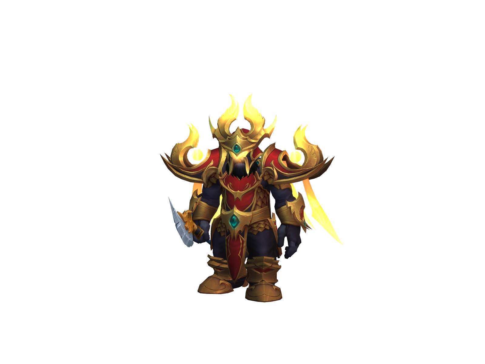 Frozeidon 3D character render