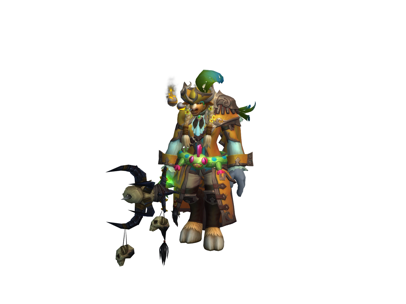 Hoofpicz 3D character render