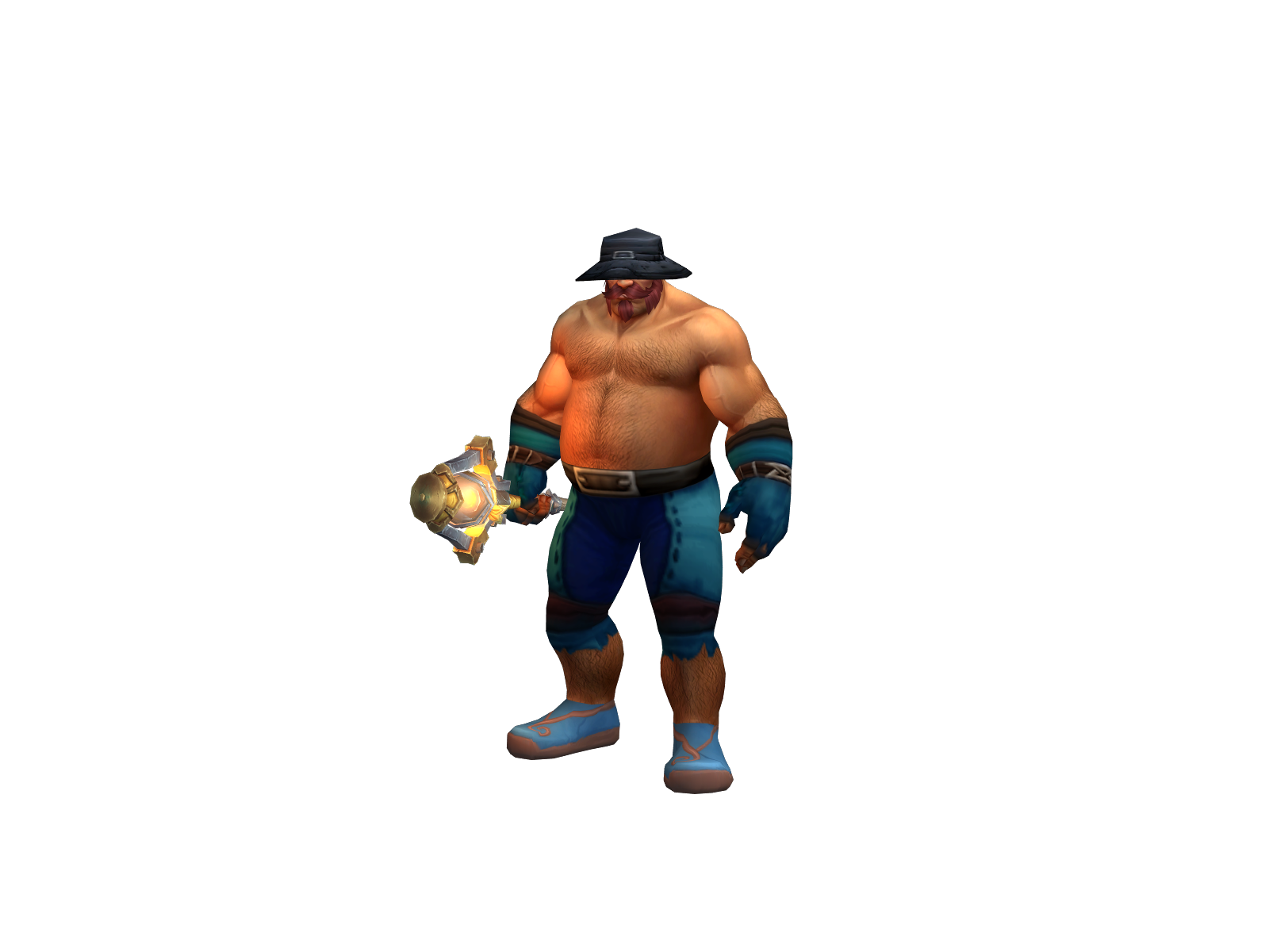 Carrotbear 3D character render