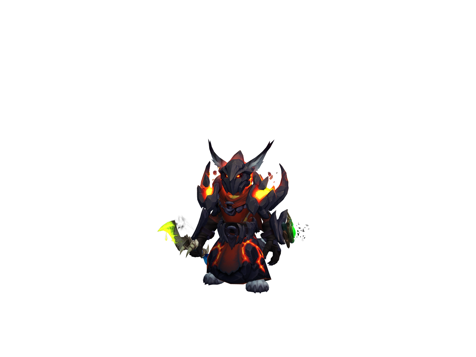 Rainbulance 3D character render