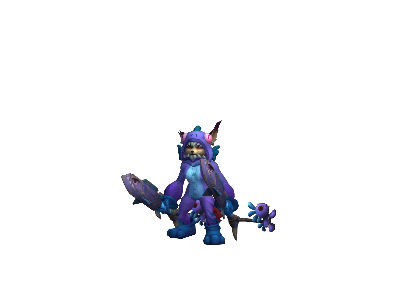 Feralshrimp 3D character render