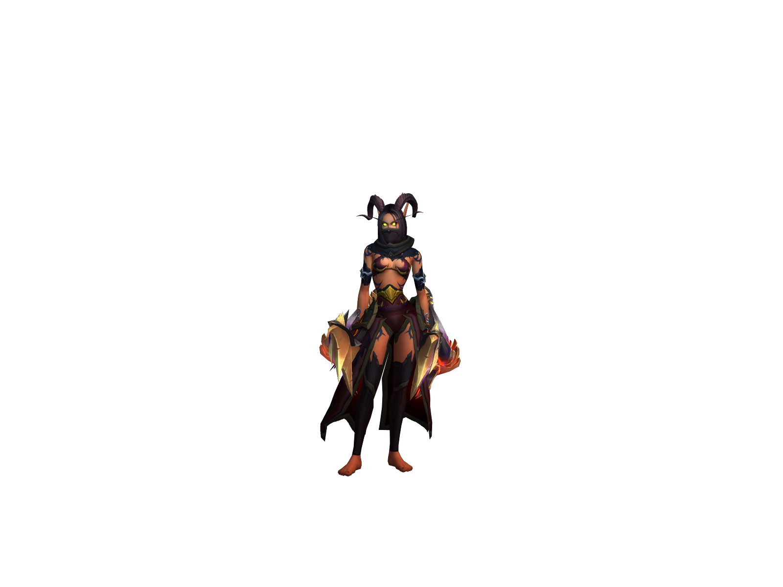Nyssaraa 3D character render