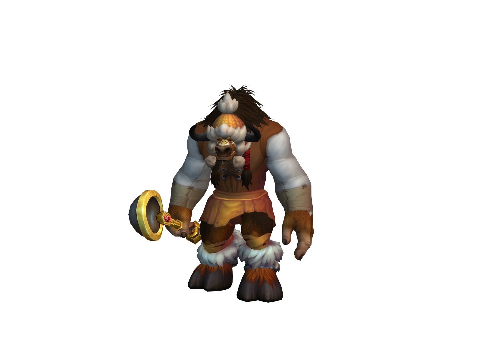 Broutenoune 3D character render