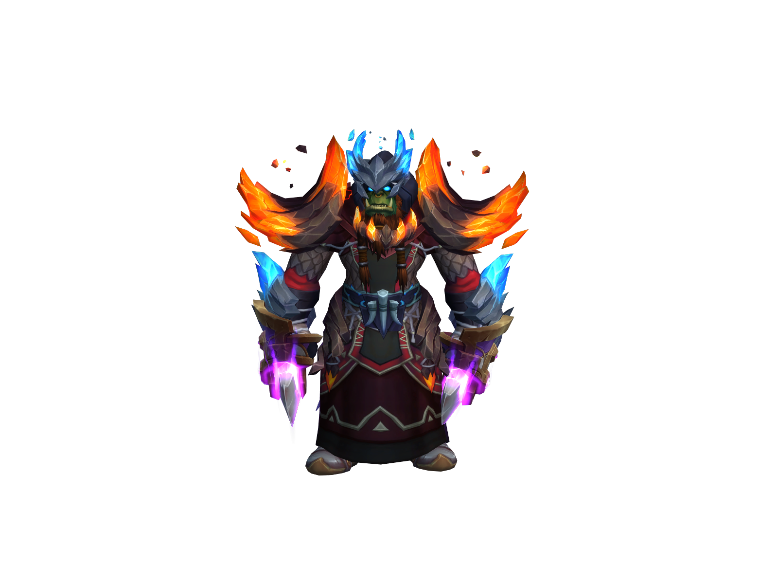 Metgaplin 3D character render