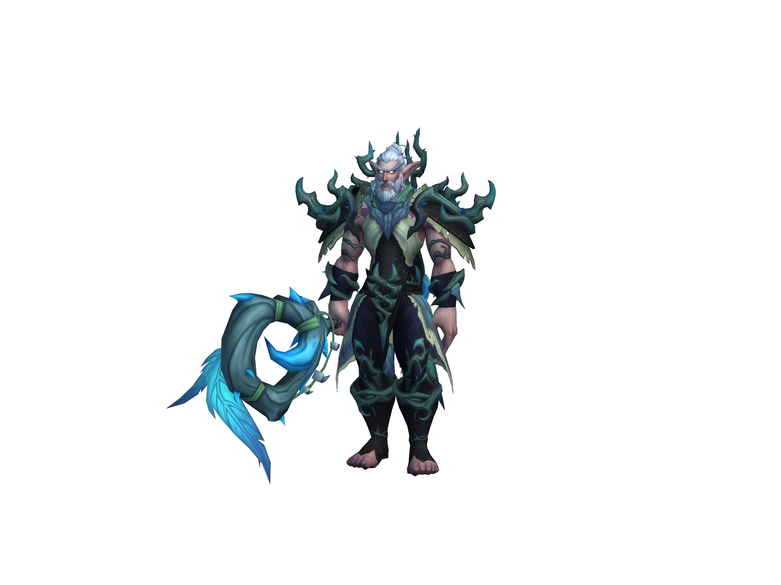 Inkless 3D character render