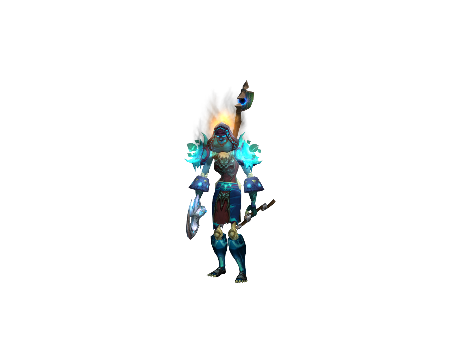 Sickpout 3D character render