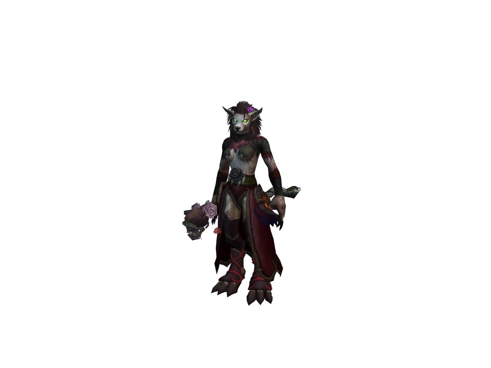 Talob 3D character render
