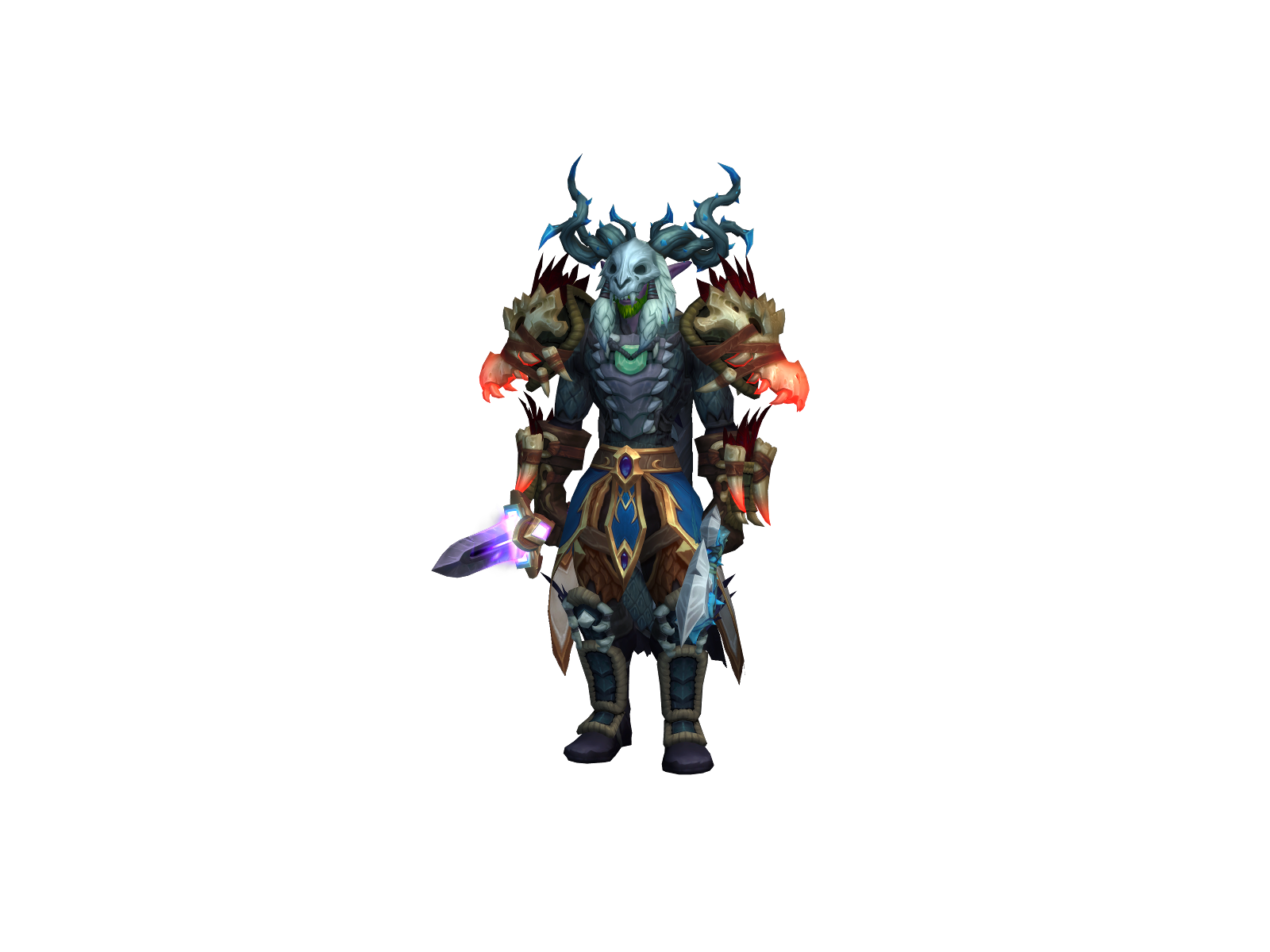 Tireudfleche 3D character render