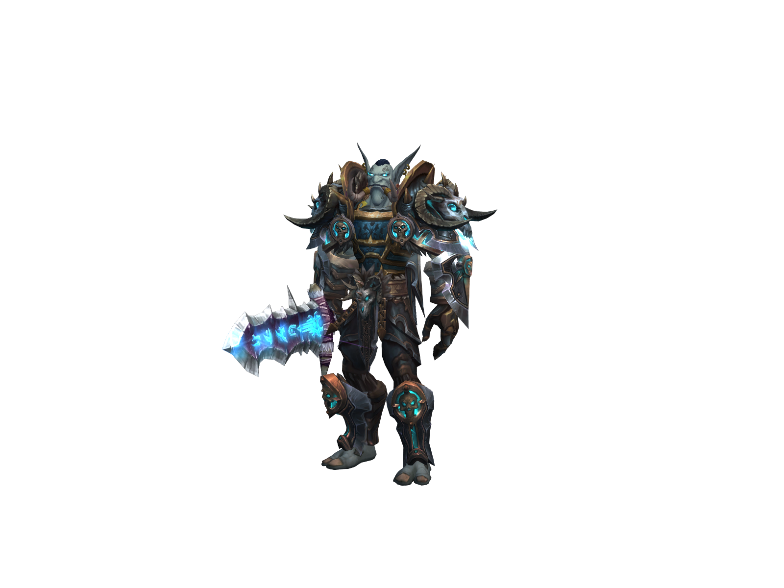 Muertolete 3D character render