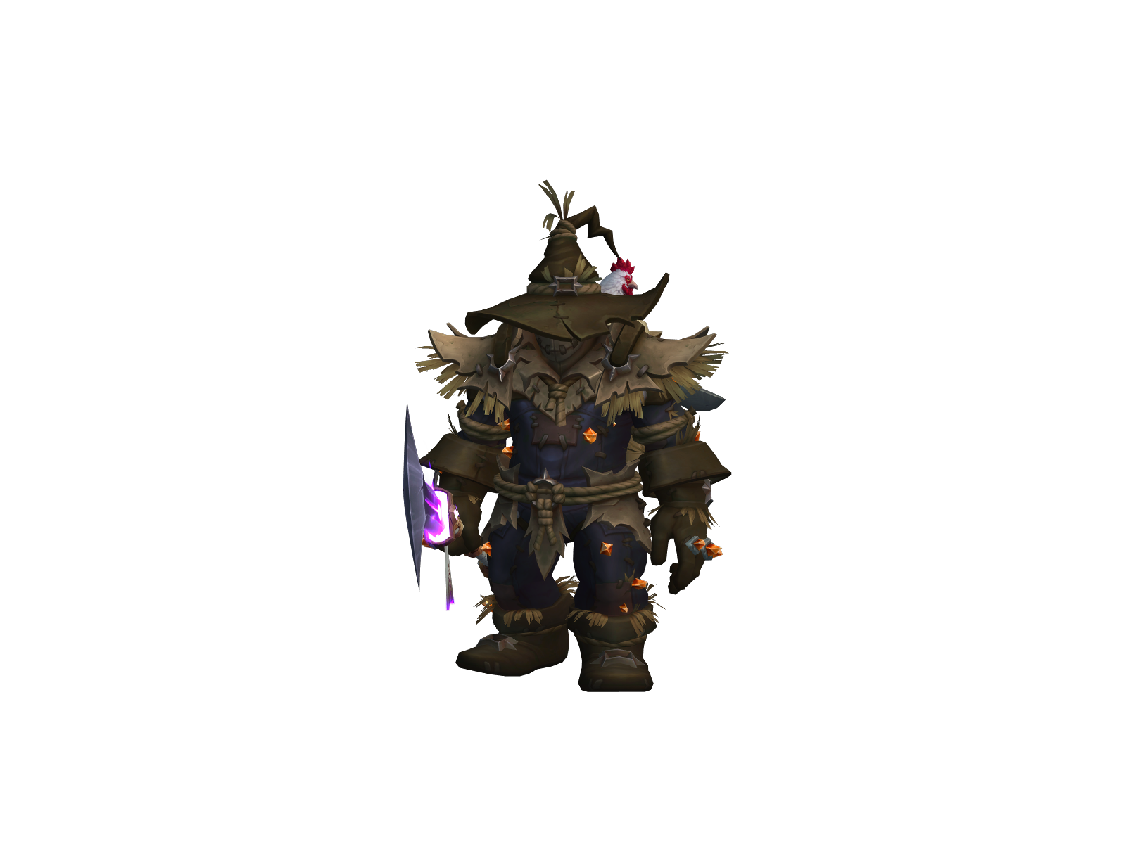 Cicatrix 3D character render