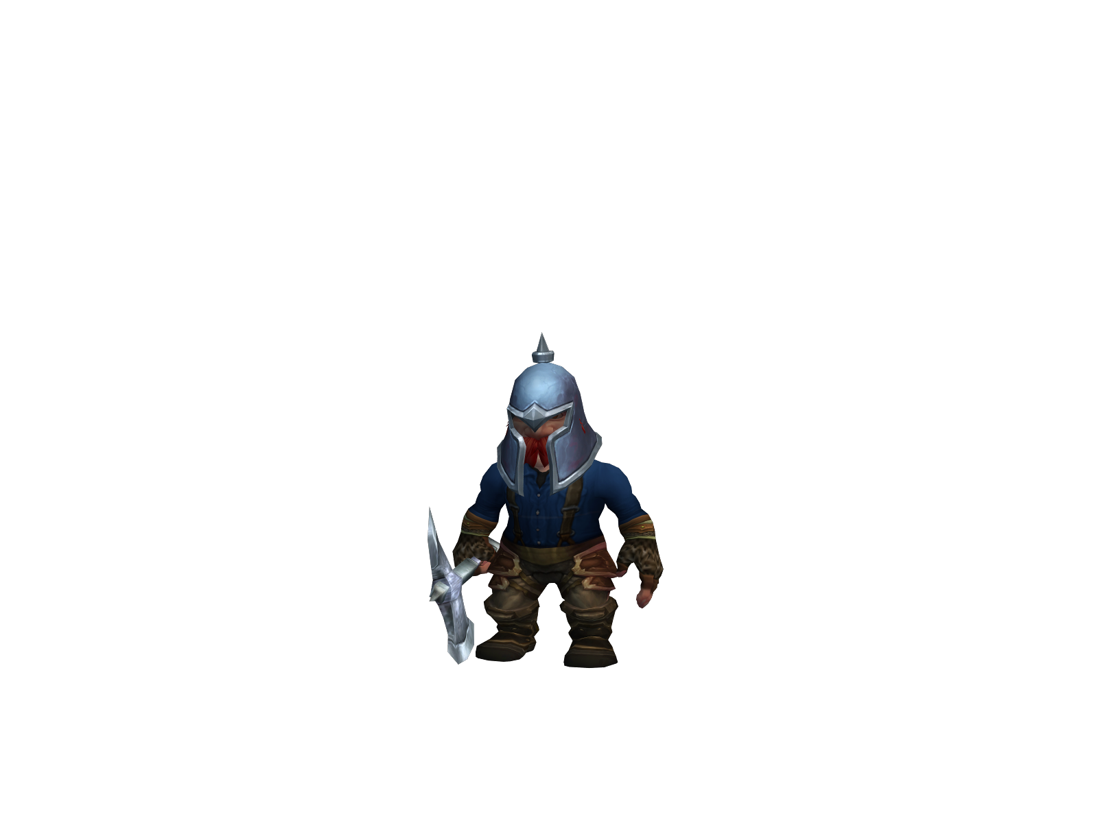 Spazghetti 3D character render