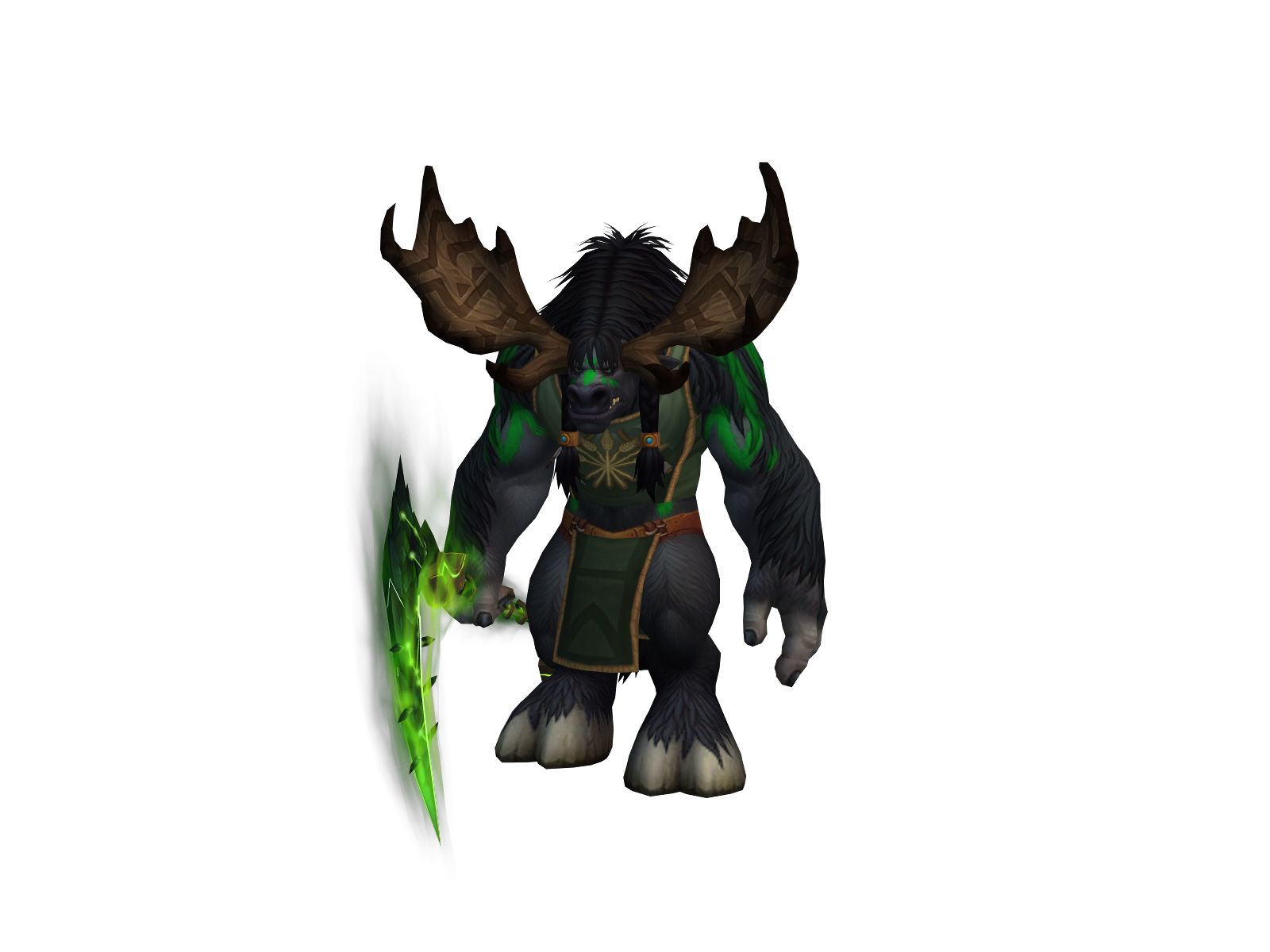 Bearmeowbear 3D character render