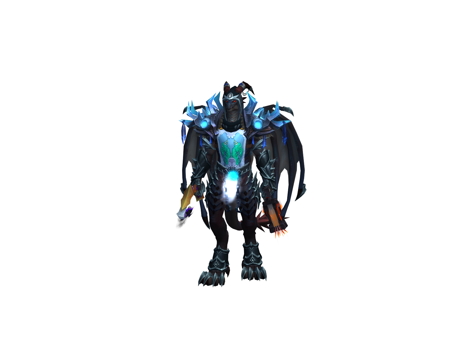 Dwagonfwy 3D character render