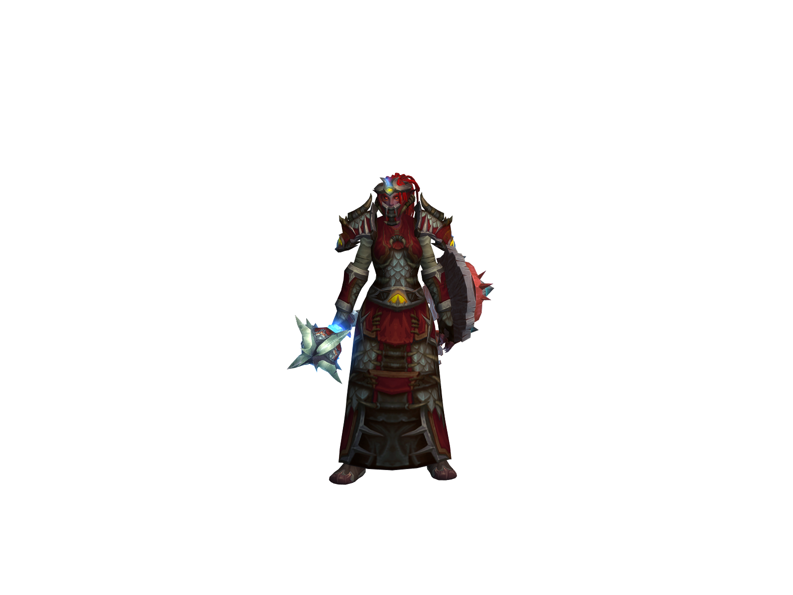 Azethial 3D character render