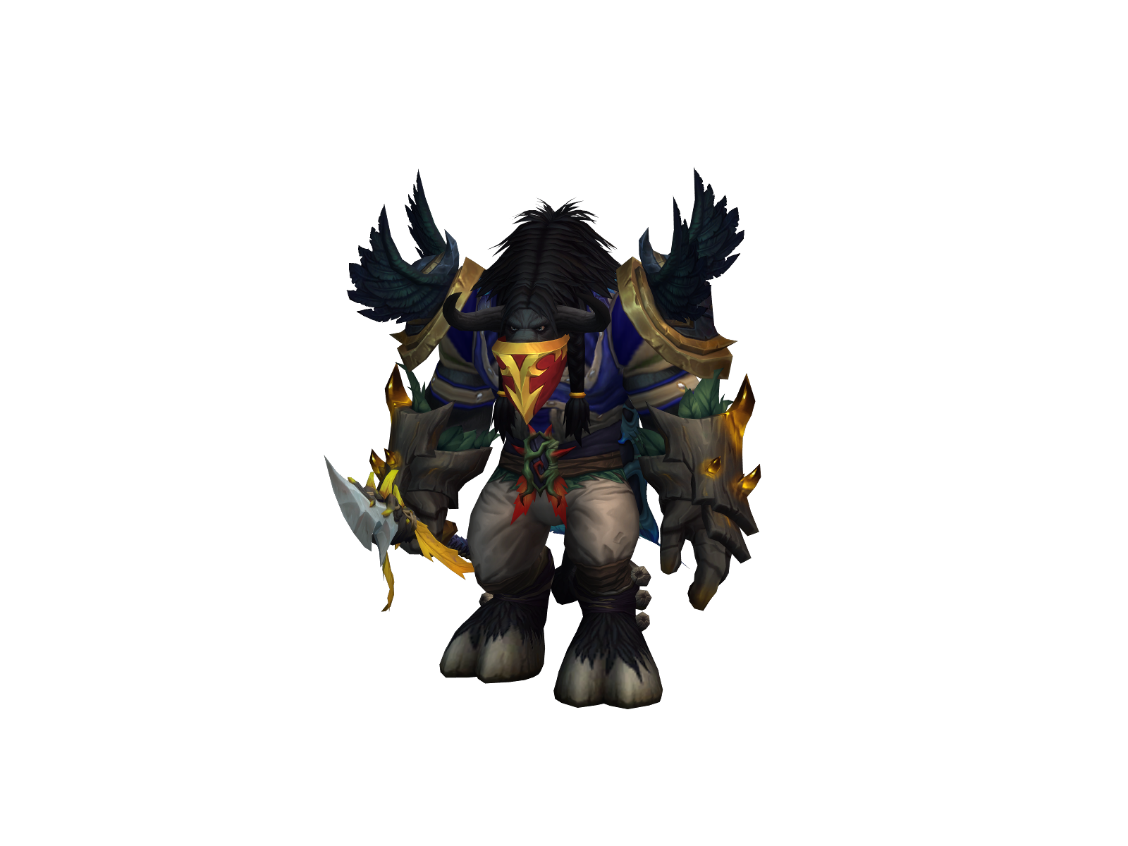 Fraxu 3D character render