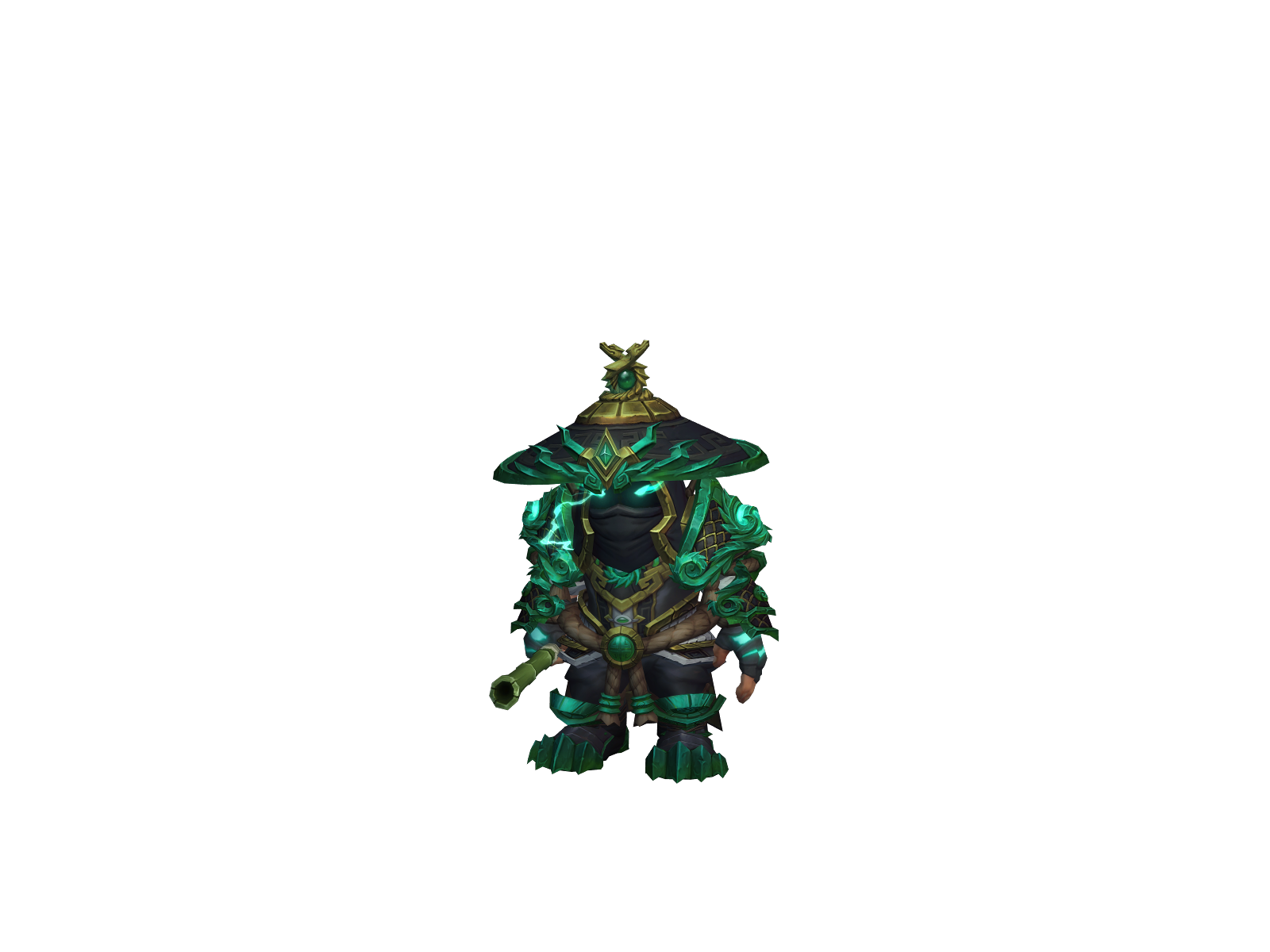 Halfmonk 3D character render
