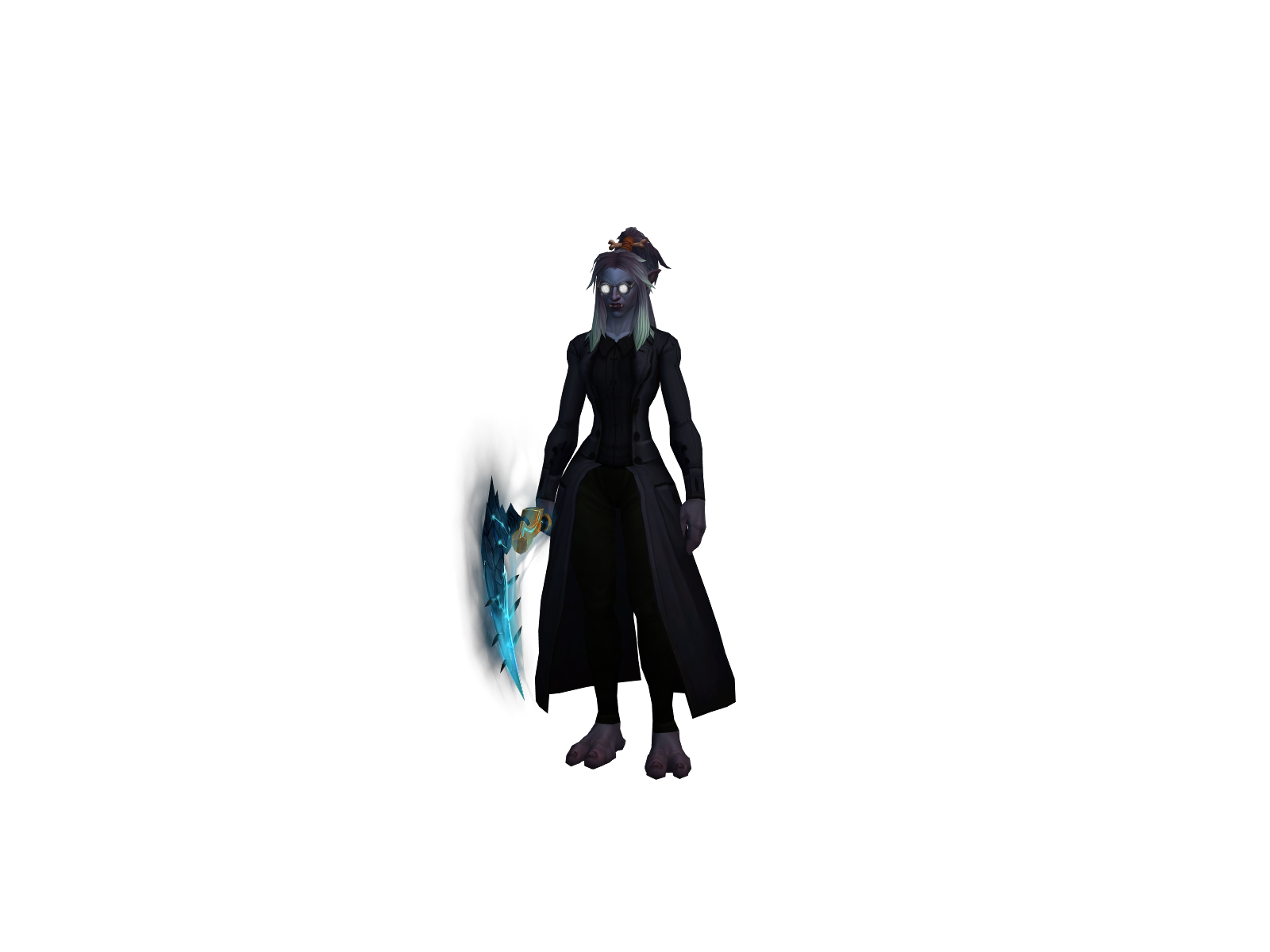 Manamonk 3D character render