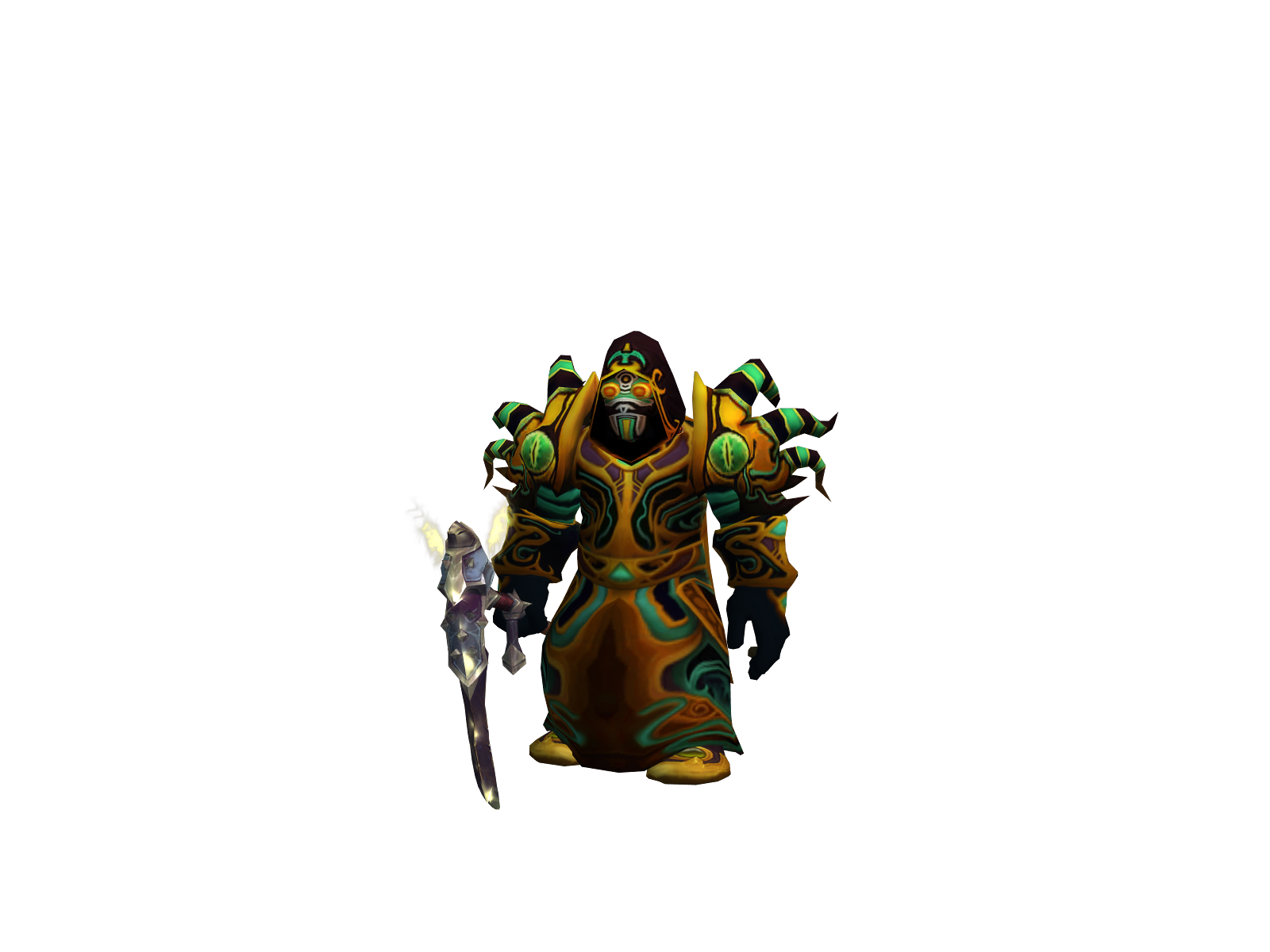 Dreadforged 3D character render