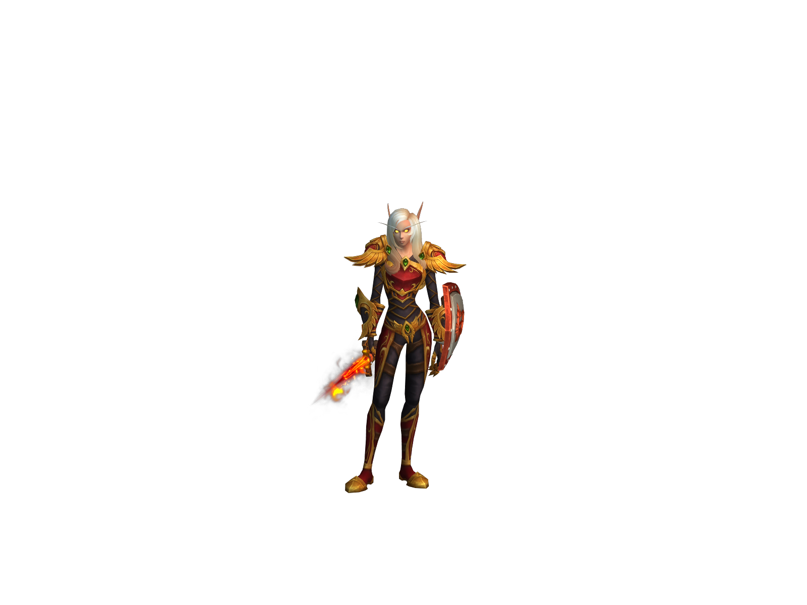 Noellene 3D character render