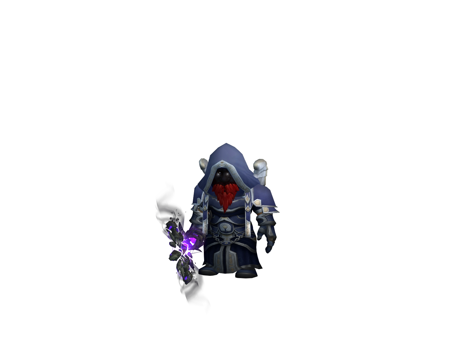 Worshiped 3D character render