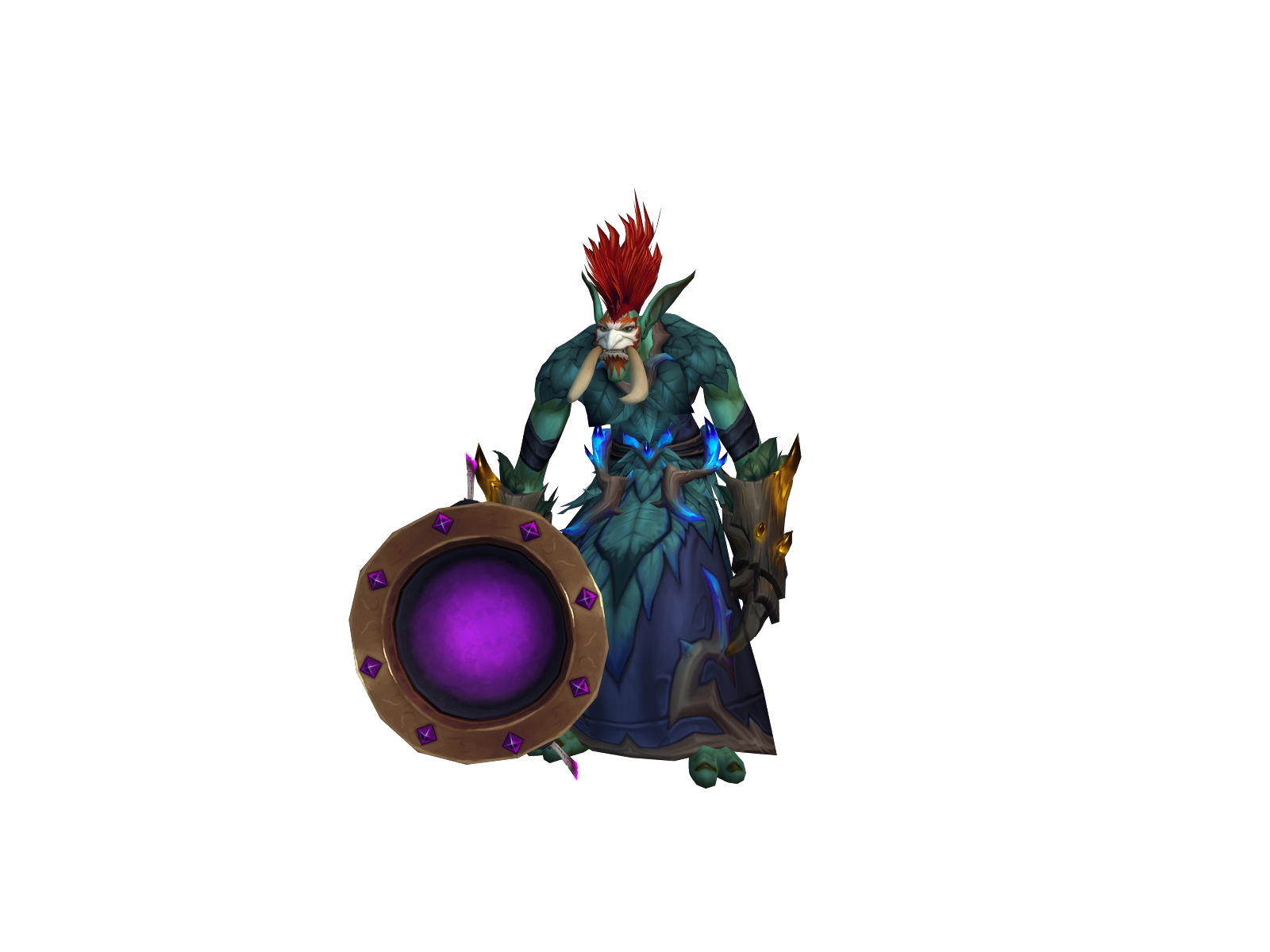 Zurcxhllur 3D character render