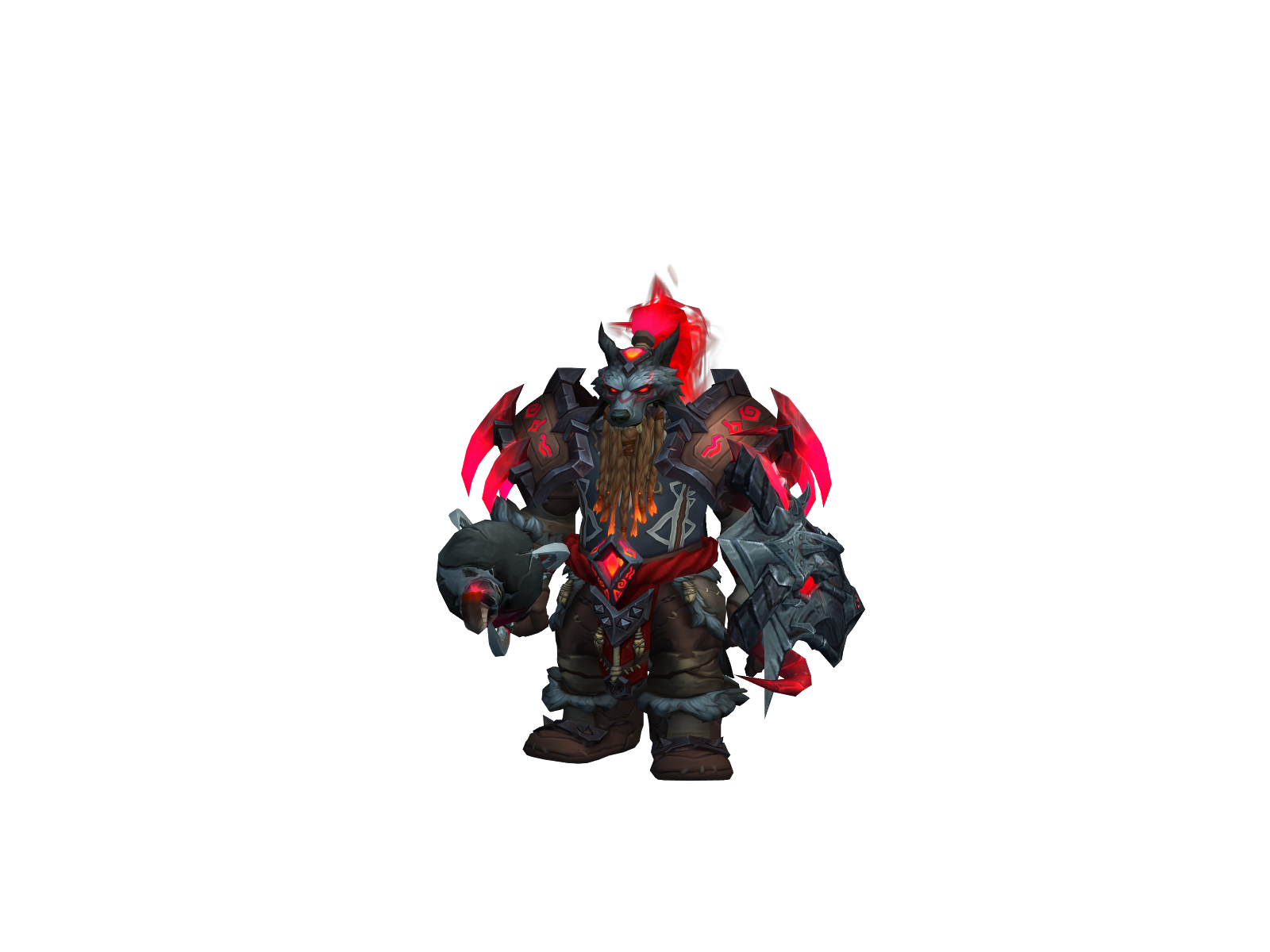 Forloren 3D character render