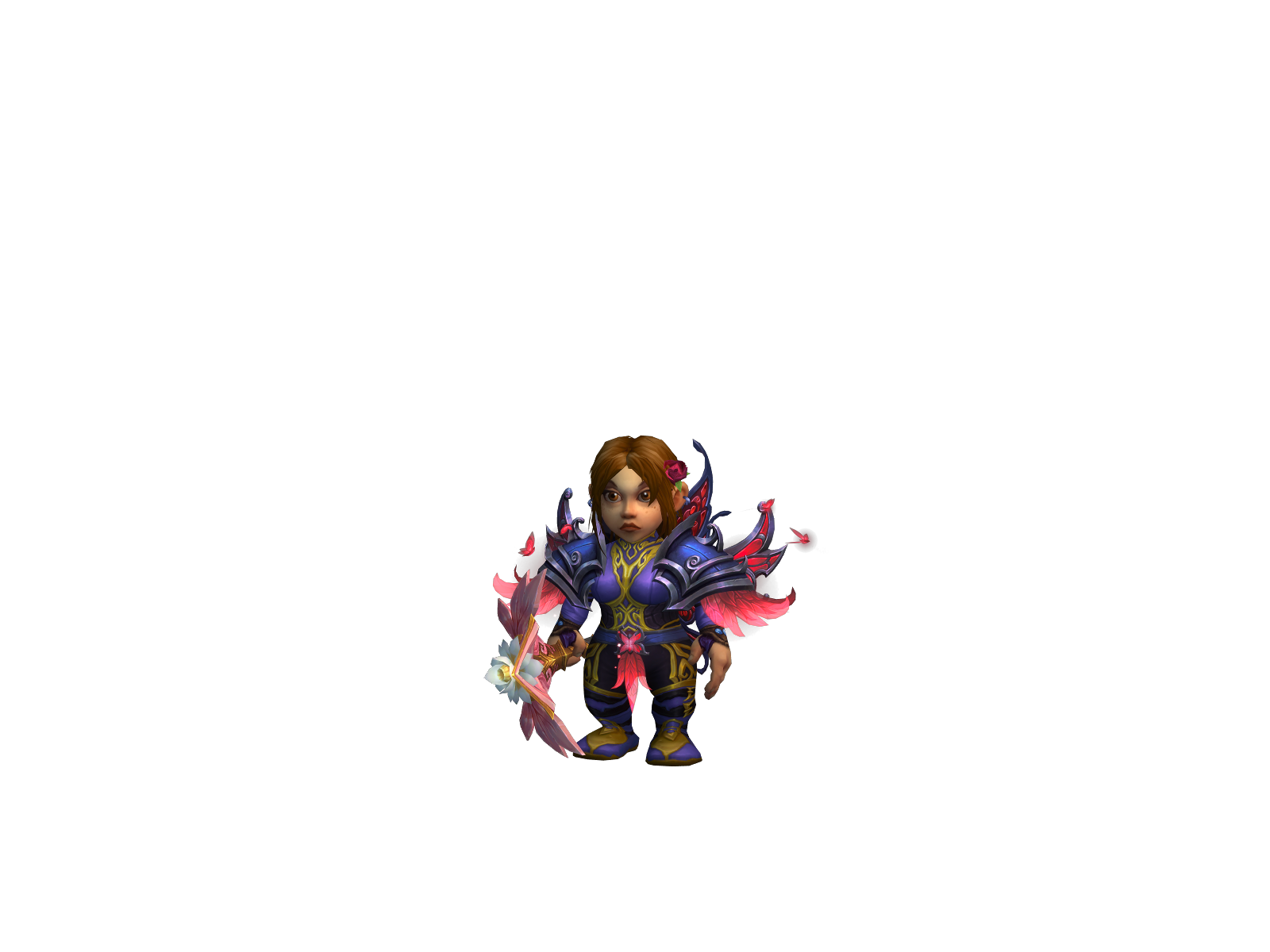 Áùrórã 3D character render