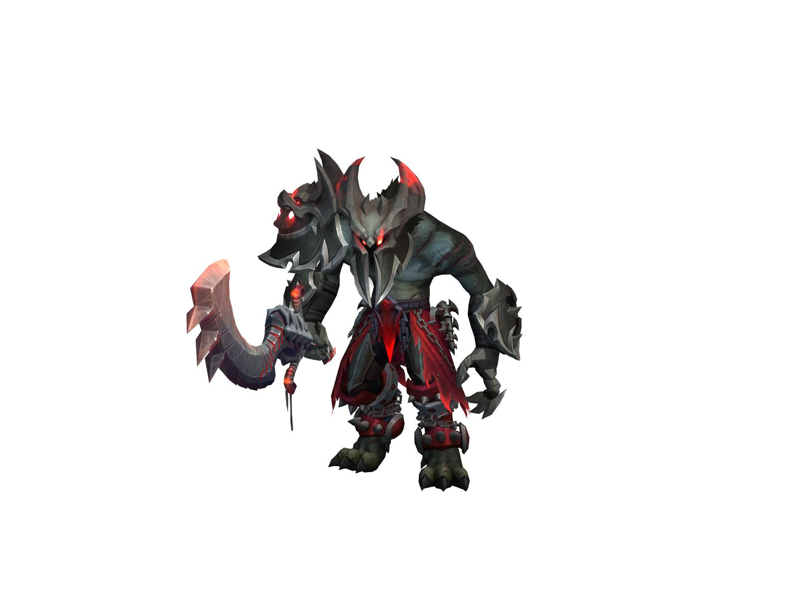 Worgasmm 3D character render