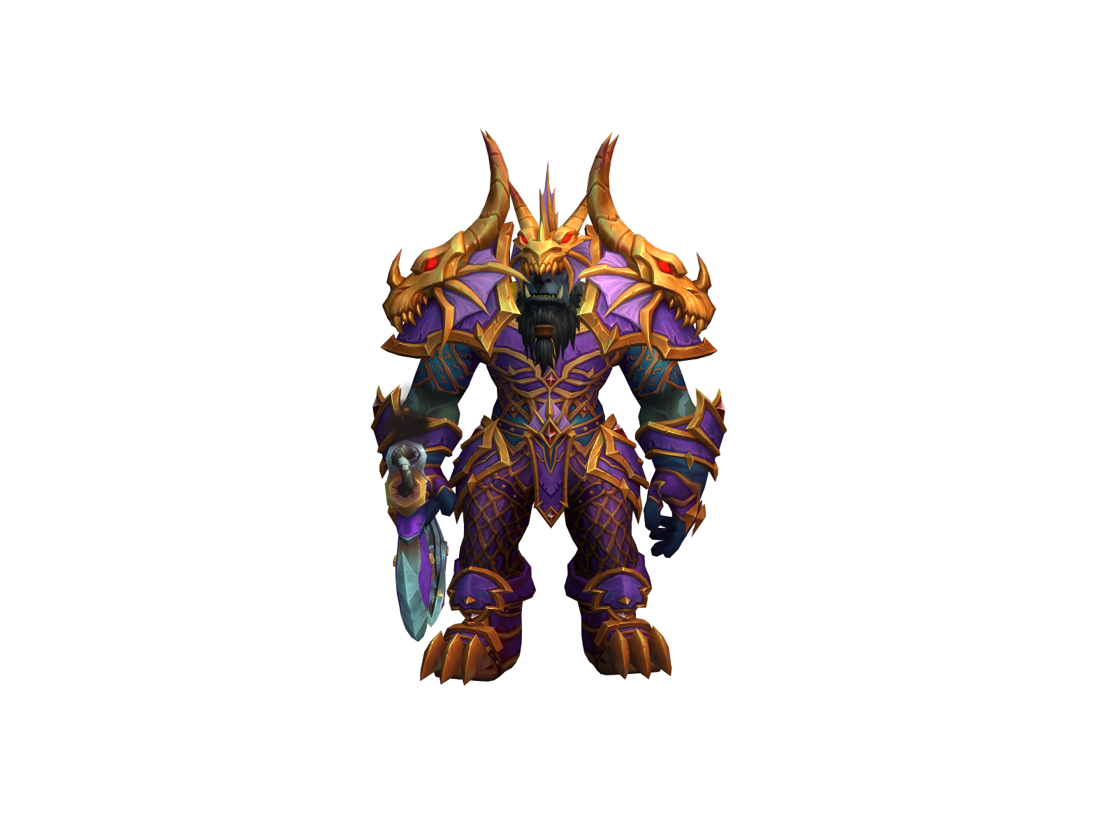 Shoutcaller 3D character render