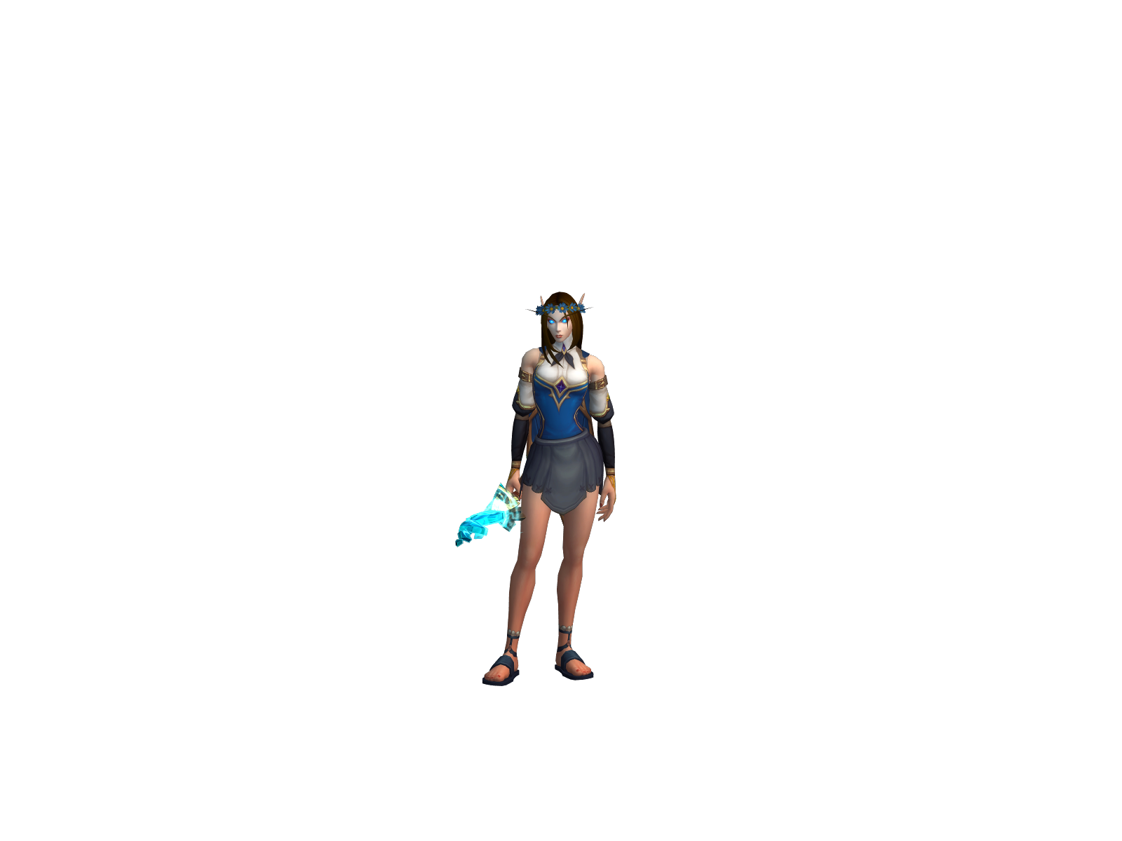 Emiliaviolet 3D character render
