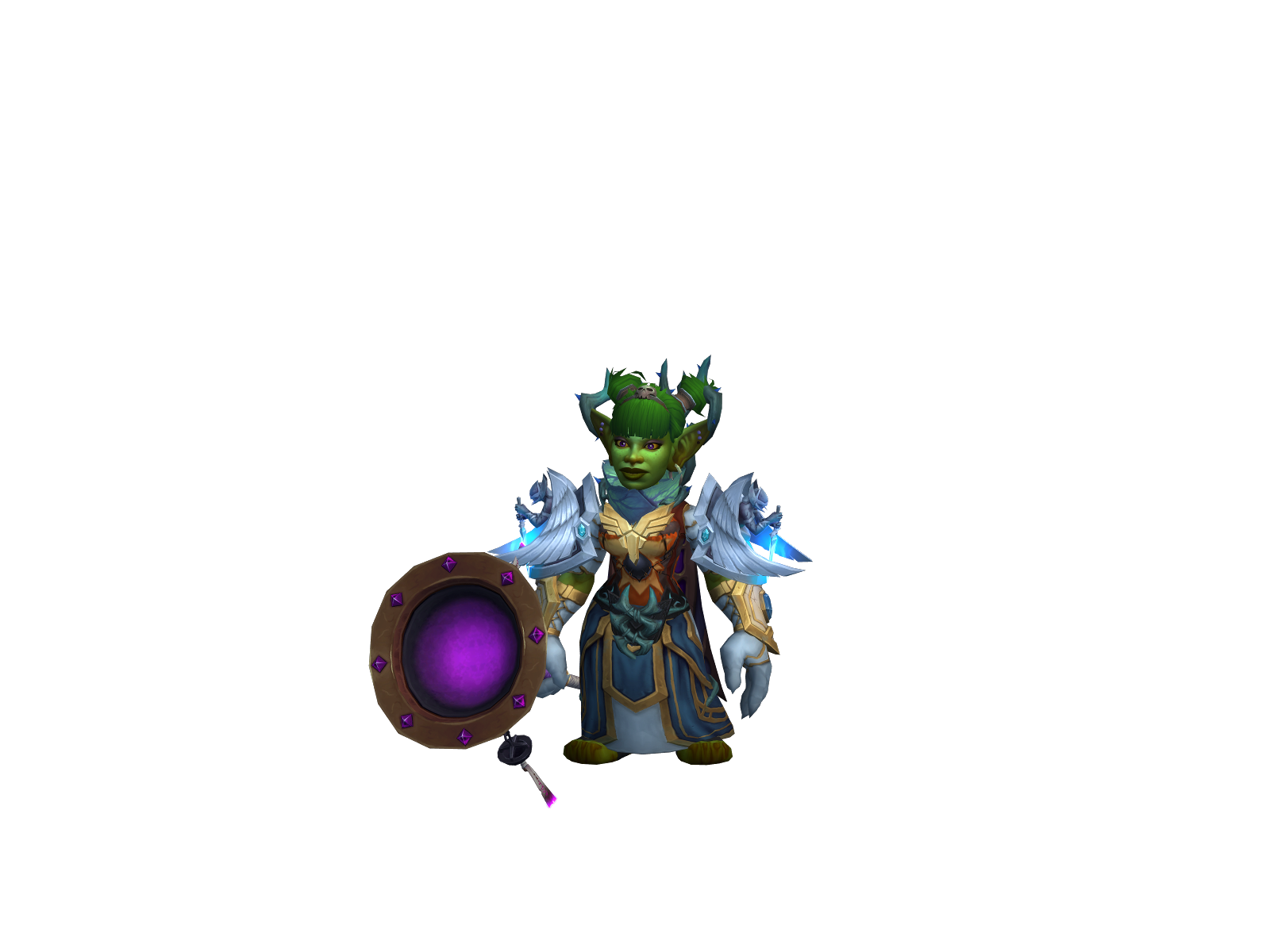 Endevour 3D character render