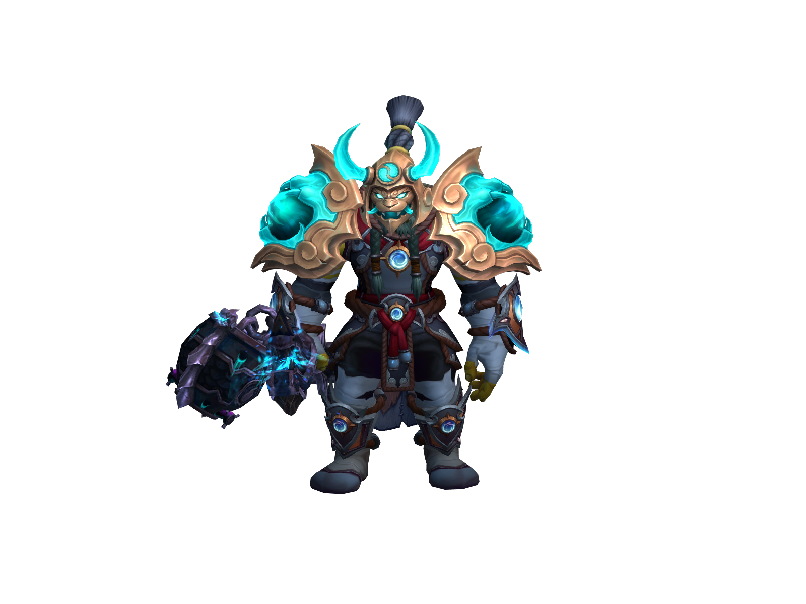 Okragar 3D character render