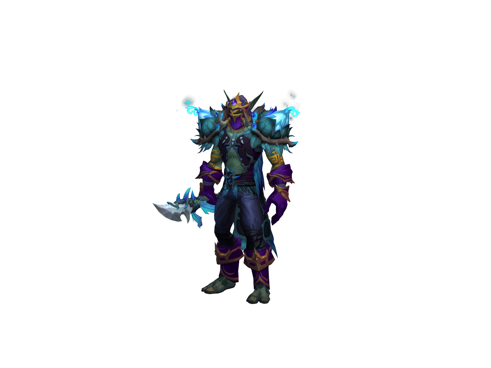 Taurain 3D character render