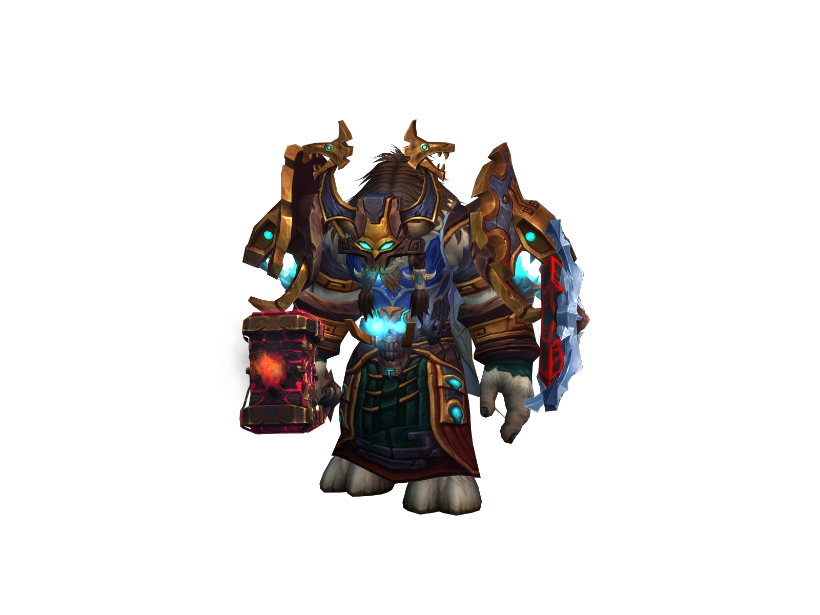 Lavacow 3D character render