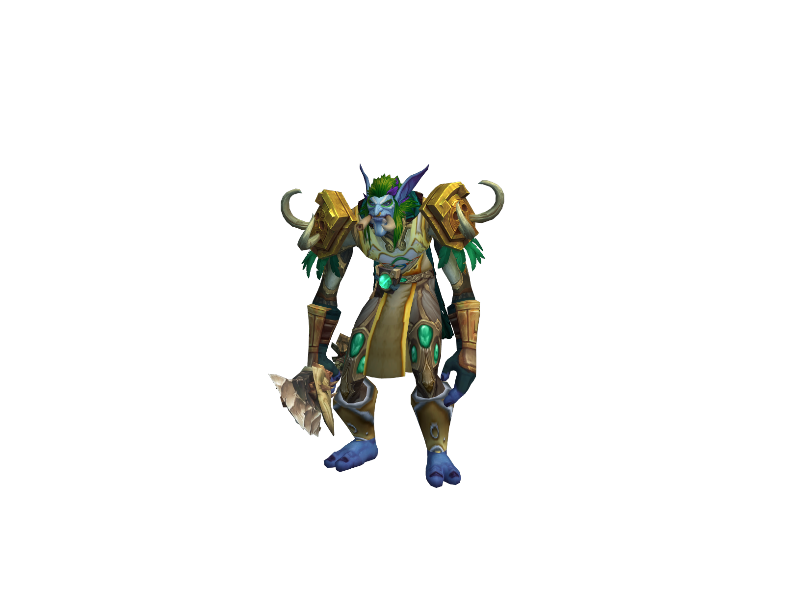 Shirokune 3D character render