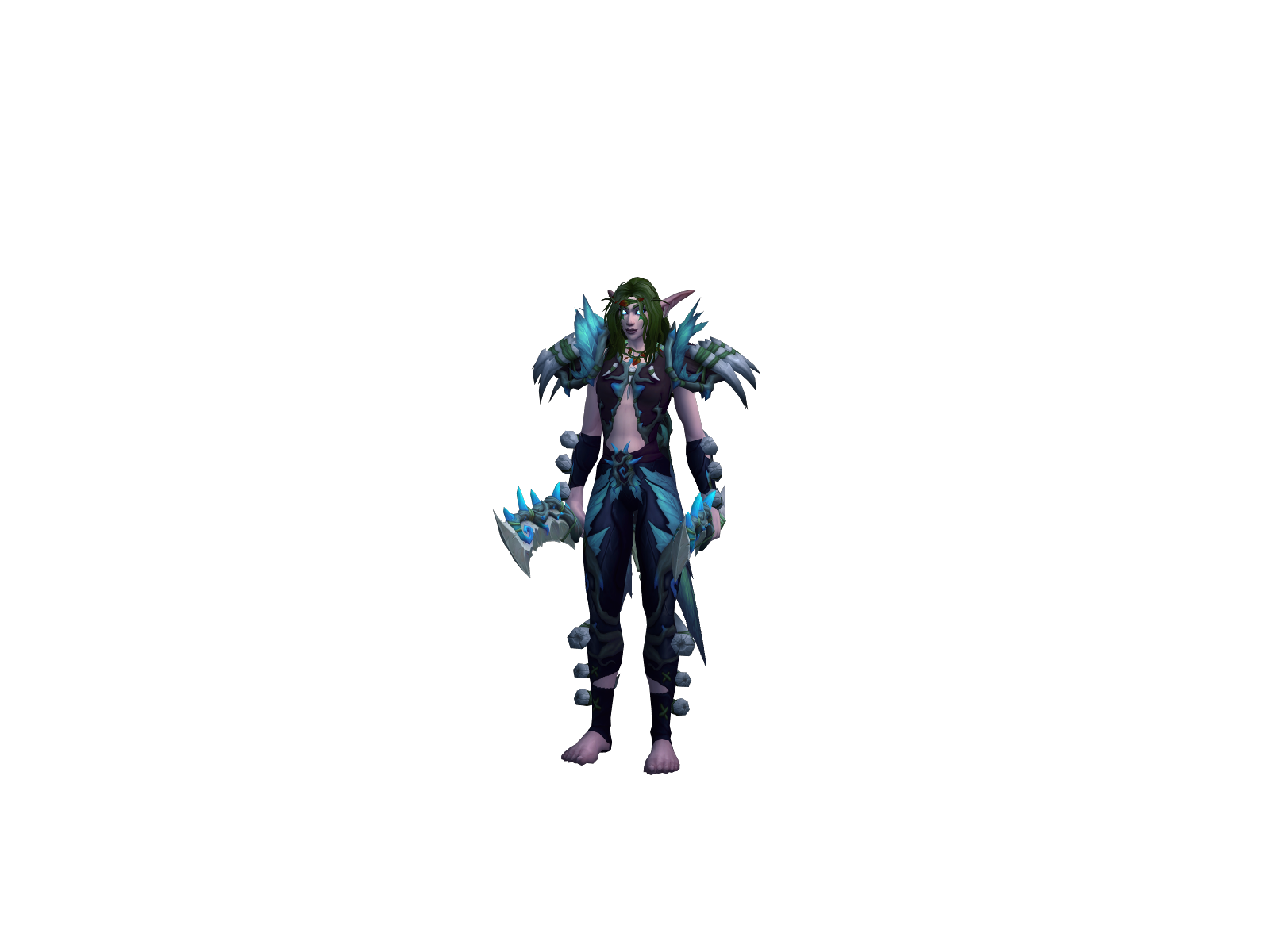 Sneakydagger 3D character render
