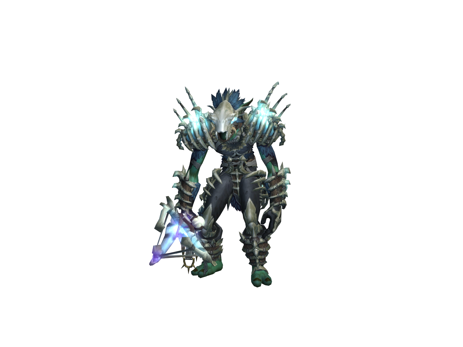 Rakeurface 3D character render