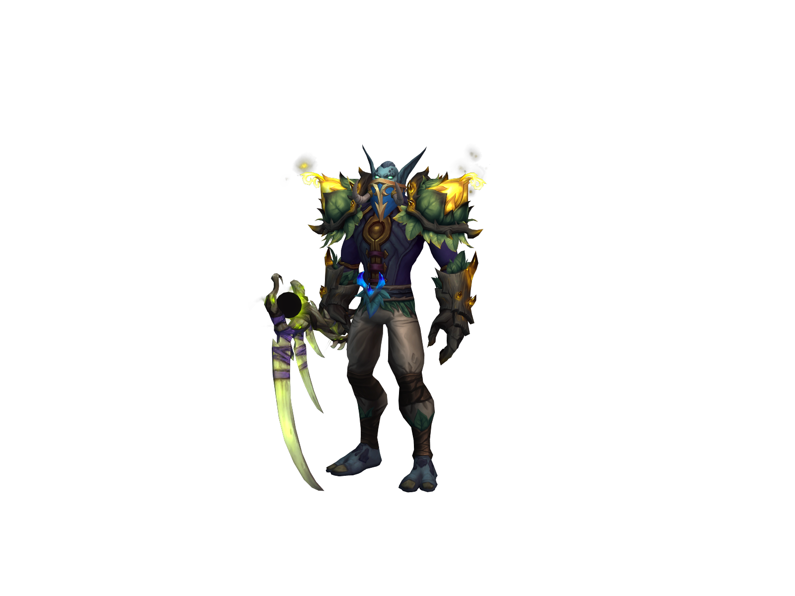 Vallok 3D character render