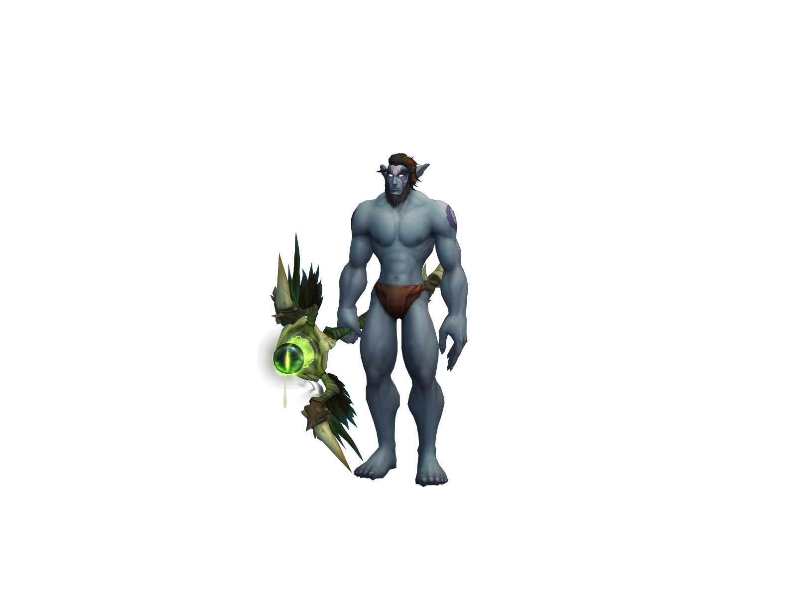 Protagonist 3D character render