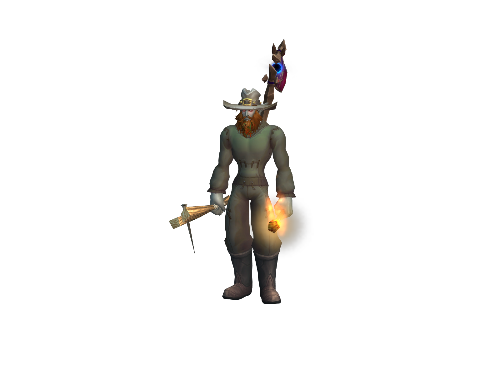 Druidosabio 3D character render