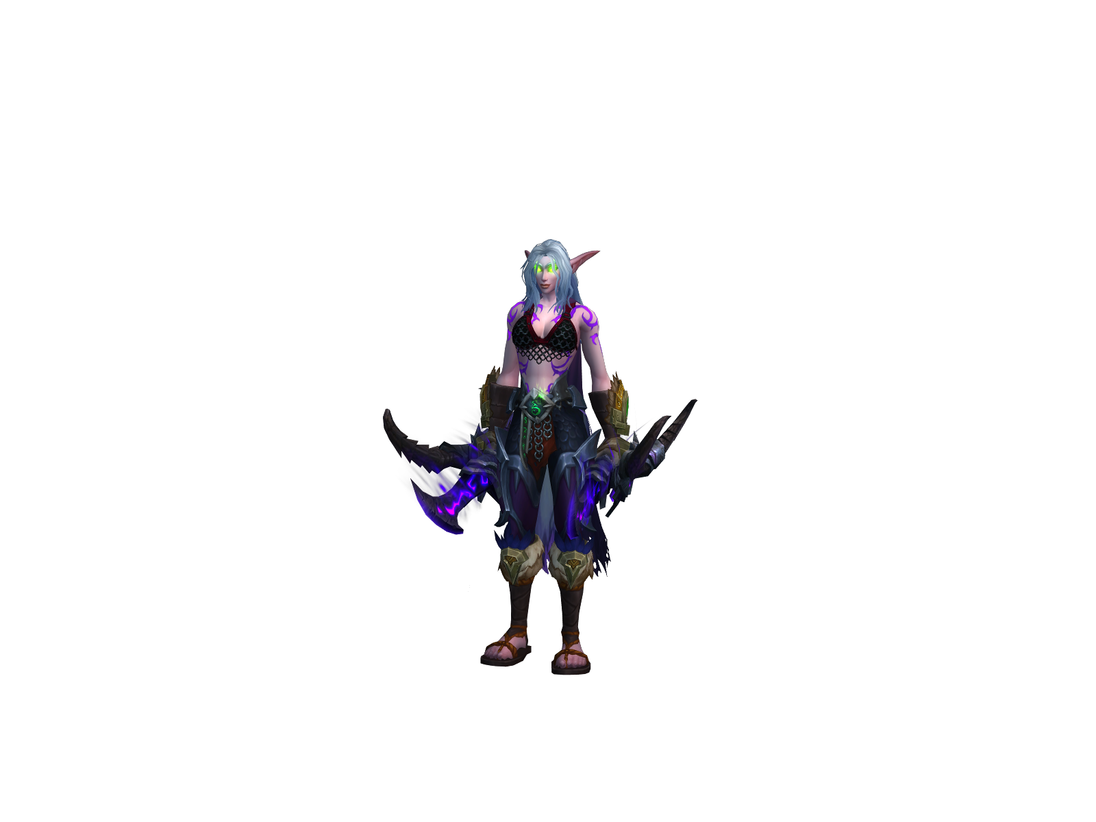 Blädê 3D character render