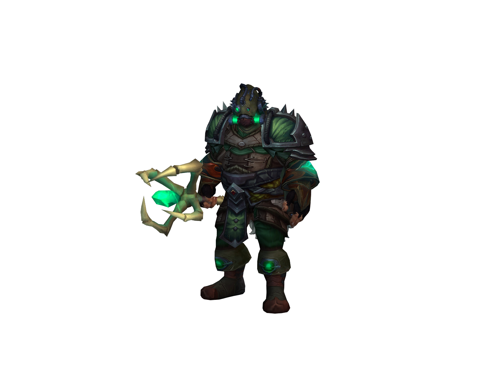 Carrach 3D character render