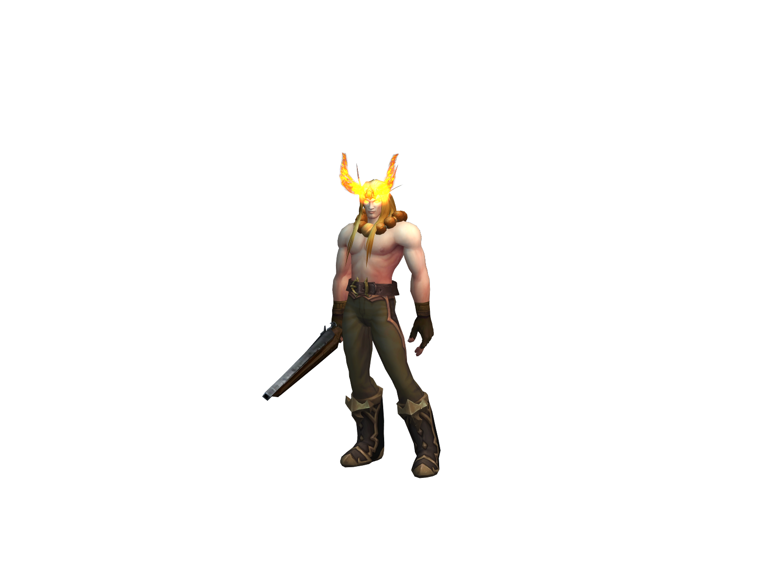 Bckfrmtheded 3D character render
